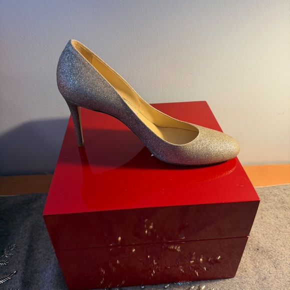 Jimmy Choo Glitter Heels gold Sparkle Pumps EU 39/ US 8,5 - Picture 3 of 5